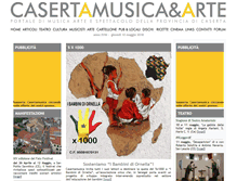 Tablet Screenshot of casertamusica.com